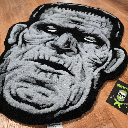 "Monster In Grey" Hand Tufted Rug