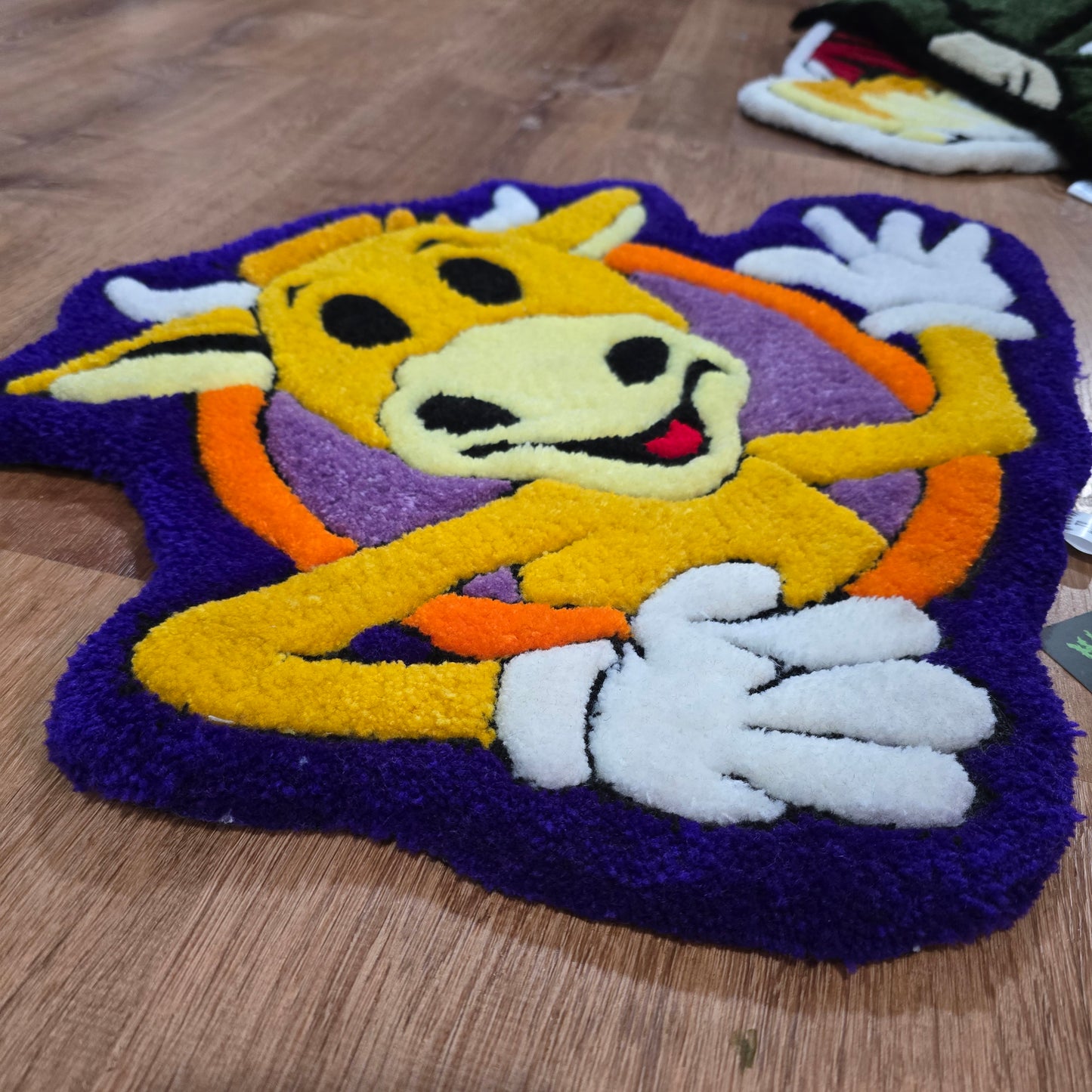 'Get Your Cow Tipper On' Hand Tufted Rug