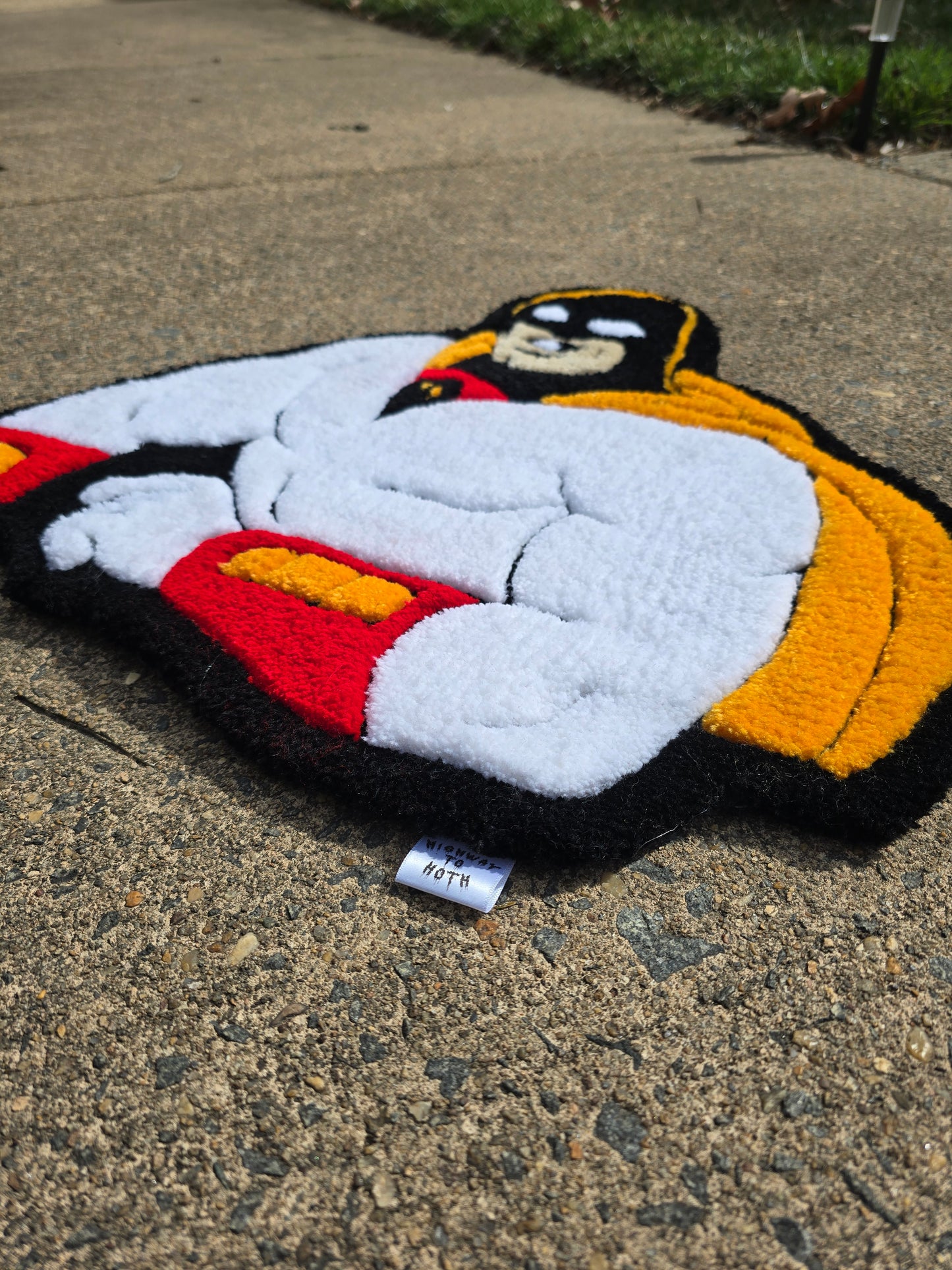 'Ghost, Space Ghost' Hand Tufted Rug