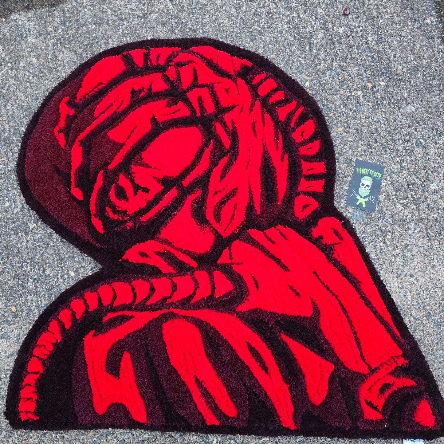 'No Screams' Hand Tufted Rug