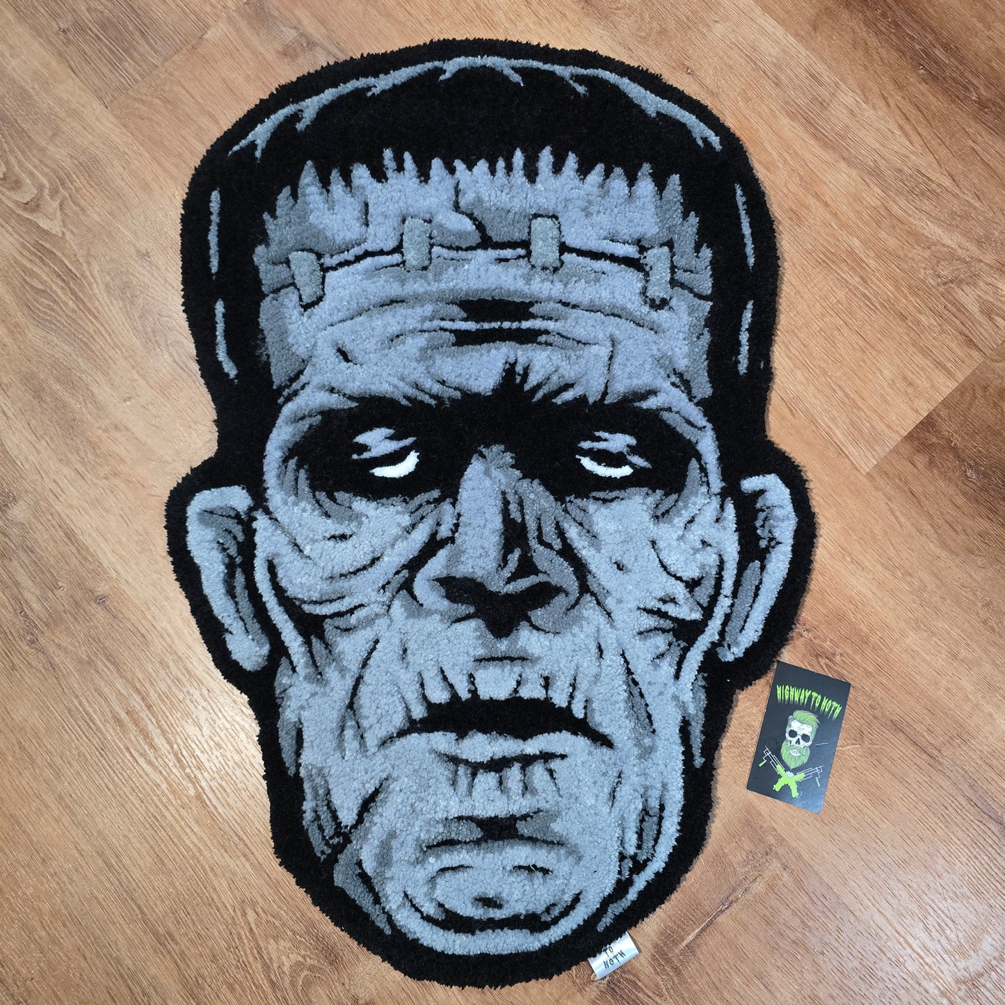 "Monster In Grey" Hand Tufted Rug