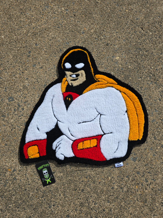 'Ghost, Space Ghost' Hand Tufted Rug