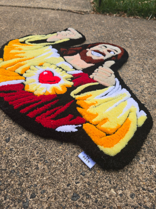 'He Has Risen' Hand Tufted Rug