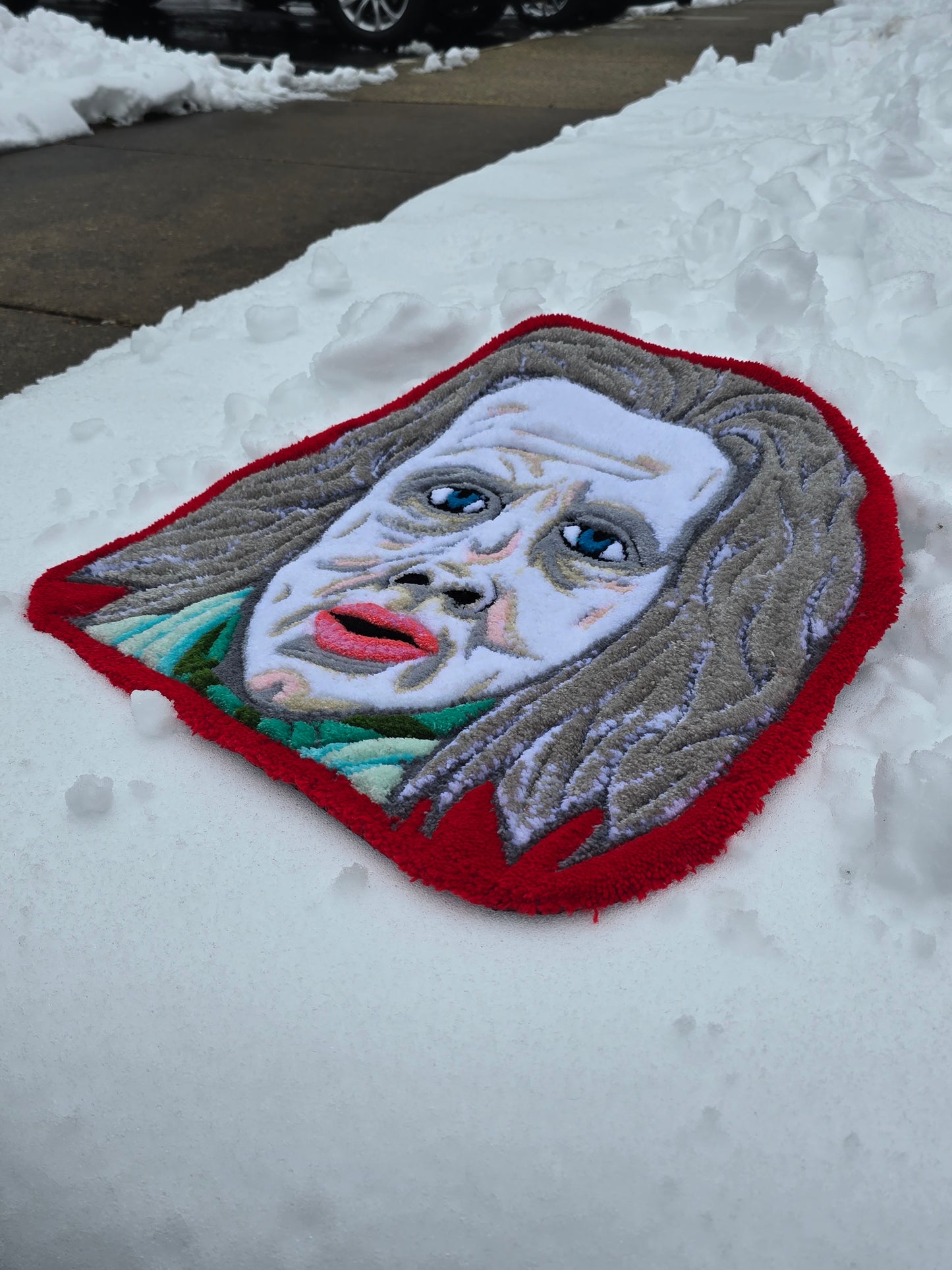 'Let Him In' Hand Tufted Rug