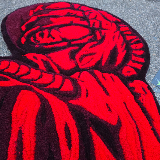 'No Screams' Hand Tufted Rug