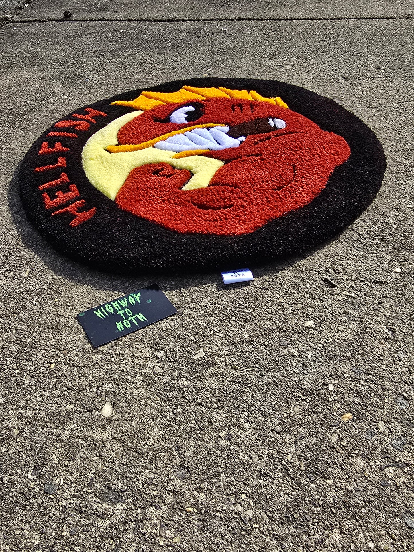 'The Hellfish Bonanza' Hand Tufted Rug