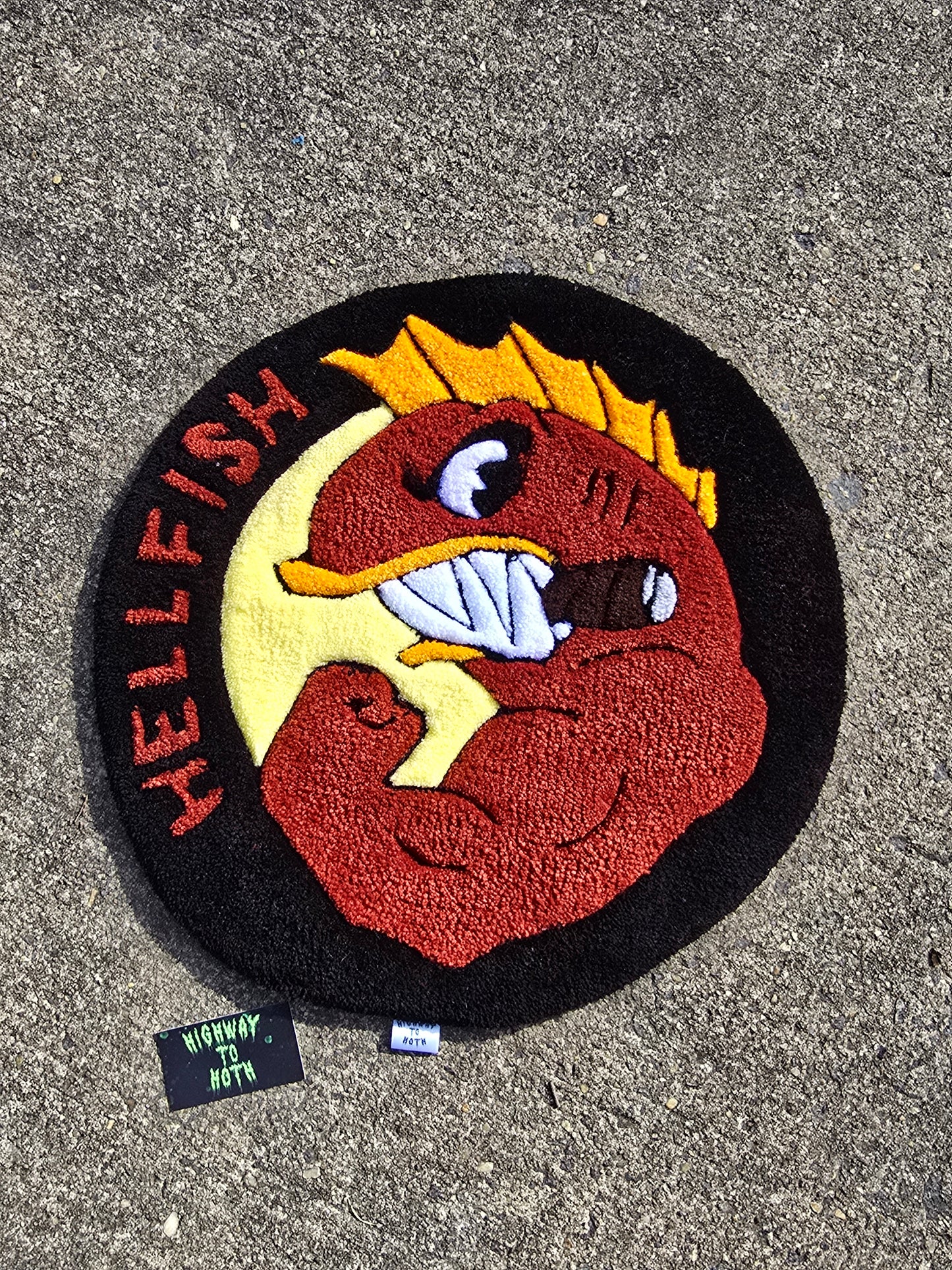 'The Hellfish Bonanza' Hand Tufted Rug