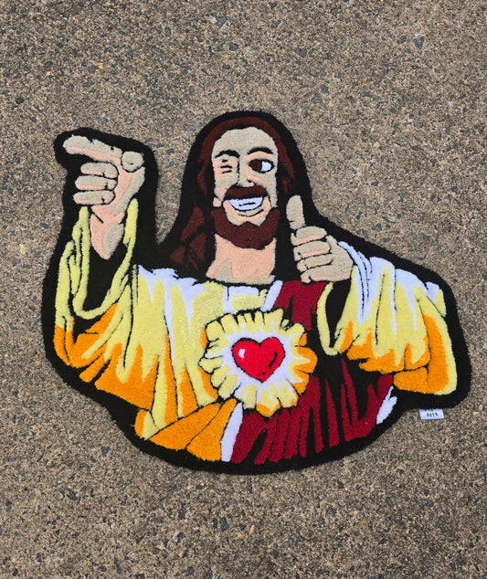 'He Has Risen' Hand Tufted Rug