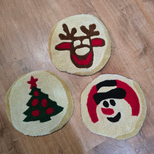 "Cookies?!" Hand Tufted Rugs (Set of 3)